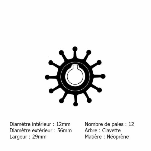 Turbine-3342-pompe-ancorPM16    Turbine-3342-pompe-ancor-ST159-684    Impeller-JO50024 Ancor 3342 / Pompe PM16