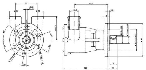 <em>Pompe eau de mer adaptable pour moteurs FTP IVECO, FIAT AIFO</em>    <em>8061SM, 8061SRM, 8361 SM et 8361 SRM </em>    <em>Référence pompe Iveco : </em>8110564    <em>Référence Jabsco : 29600-1001</em> FTP IVECO, FIAT AIFO 8061 SM / SRM / 8361 SM / 8361 SRM